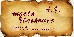 Angela Vlašković vizit kartica
